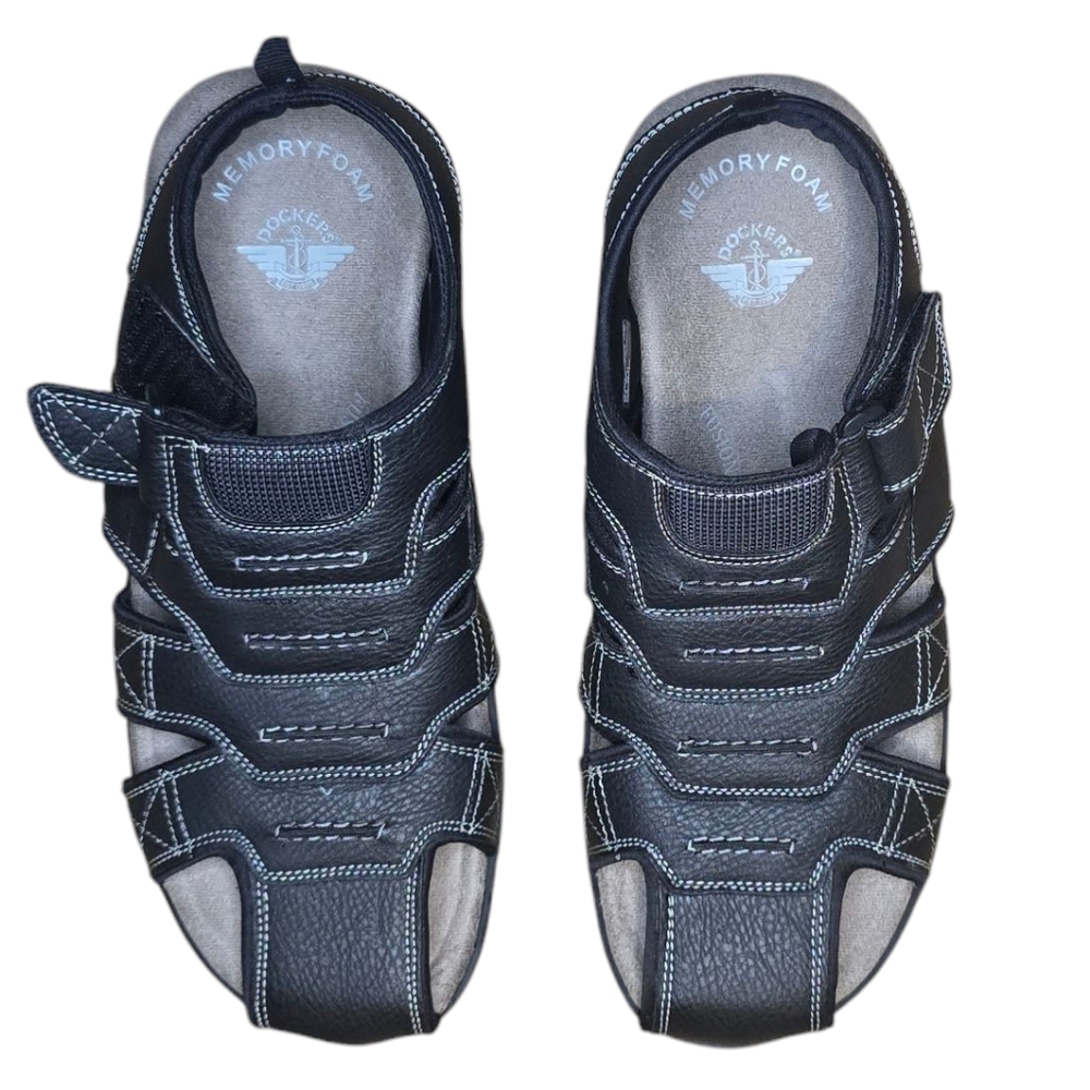 Dockers Men Searose Sandal With Strap - Black